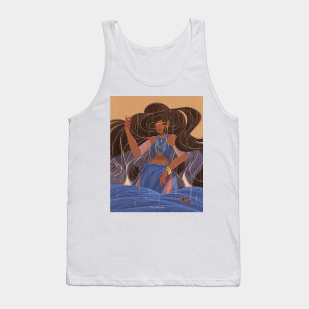 Anitun Tabun | Philippine Goddess of Wind and Rain Tank Top by samsum.art